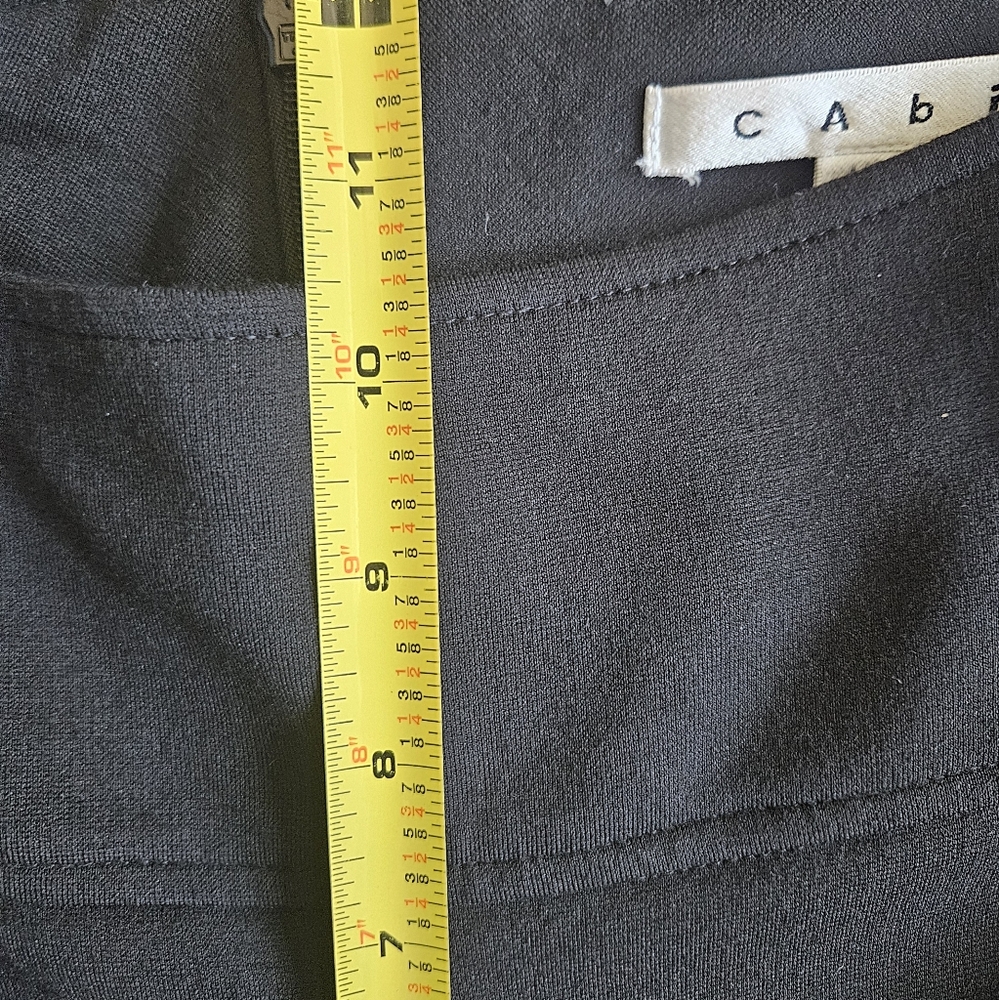 Cabi Black Back Zip Pants Size‎ 10 - Picture 9 of 12